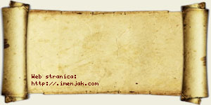 Neda Bekjarev vizit kartica